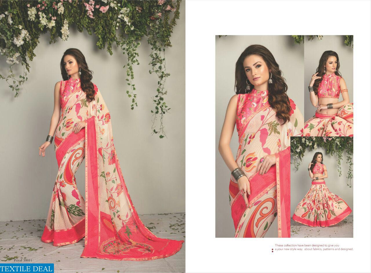 Shravika priyal vol-1 Wholesale printed Ethnic Saree